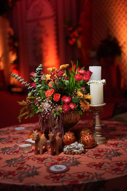 Tablescape and Floral detail — wedding decor — Westin